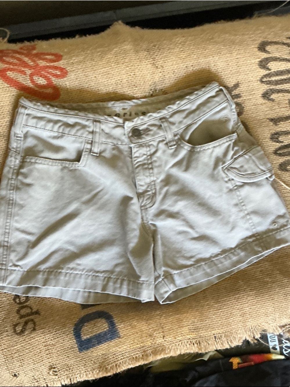 The North Face Light Gray Women's Jean Shorts Size 4